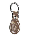 Brown Floral Airtag Case Aaria Tees