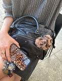 Fuzzy Heart w/ WF Charm | Leopard - Aaria Tees Aaria Tees