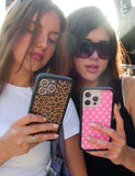 Polka Dot | Pink and White iPhone Case Aaria Tees