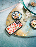 Raspberry Polka Dot iPhone Case - Aaria Tees Aaria Tees