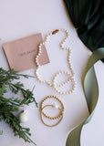 Pure Gemstone + Pearl || Necklace - Aaria Tees Aaria Tees