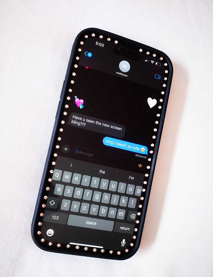 Bling Screen Protector - Aaria Tees Aaria Tees