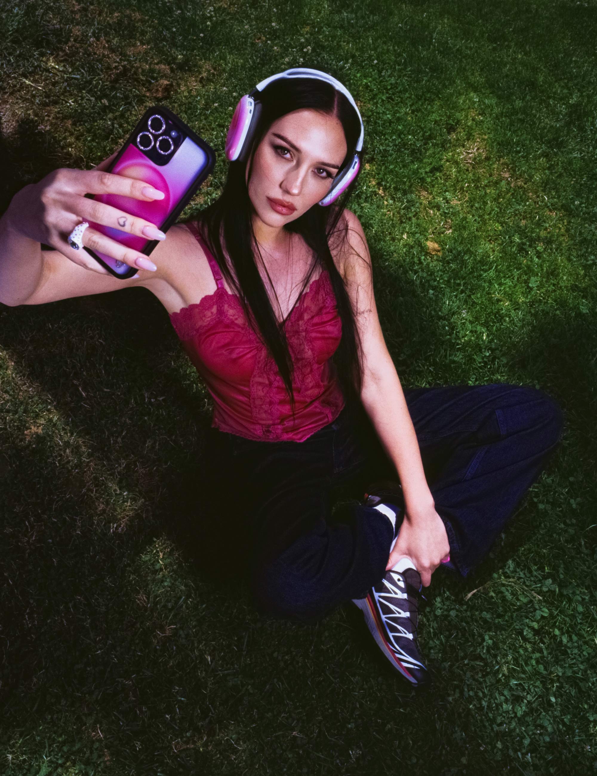 Hot Pink Aura iPhone Case - Aaria Tees Aaria Tees