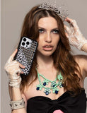 Snow Meow Stud iPhone Case Aaria Tees