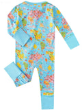 PoshTOT World Map Bamboo Baby Convertible Zippy Romper - Aaria Tees Aaria Tees