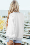 Light Grey AL/ BAMA Double Side Printed Mock Neck Reversible Sweatshirt Aaria Tees