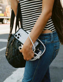 Pearl Crossbody | White - Aaria Tees Aaria Tees