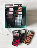 Flames | Black & Red iPhone Case Aaria Tees