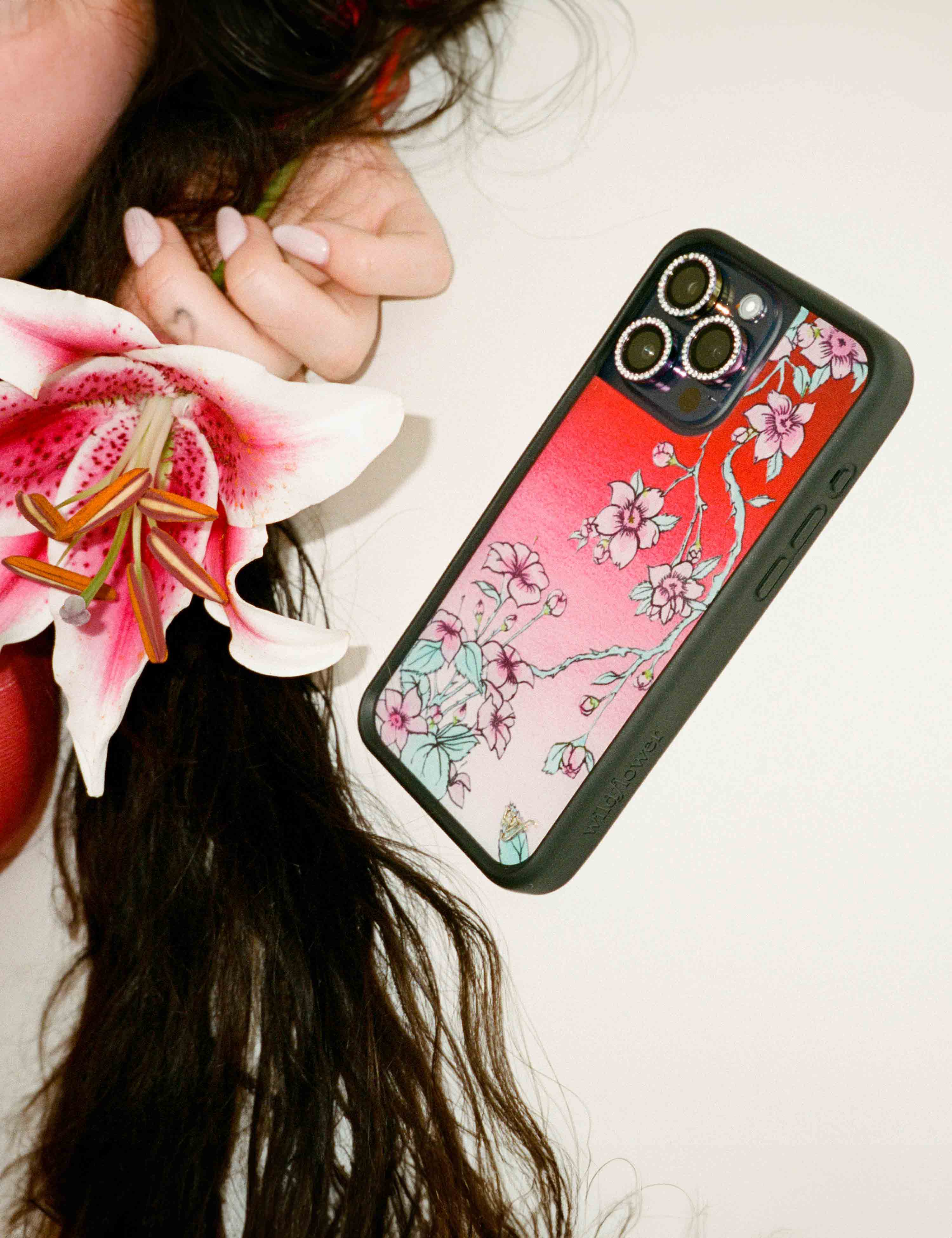 Serena Floral iPhone Case - Aaria Tees Aaria Tees