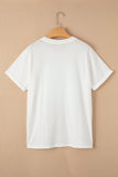 White Leopard Bow Graphic Mothers Day Fashion T Shirt Aaria Tees