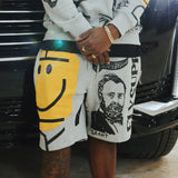 New Rich Sweatshorts (Heather Grey) - Aaria Tees Aaria Tees