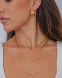 Gina Hammered Hoop Aaria Tees