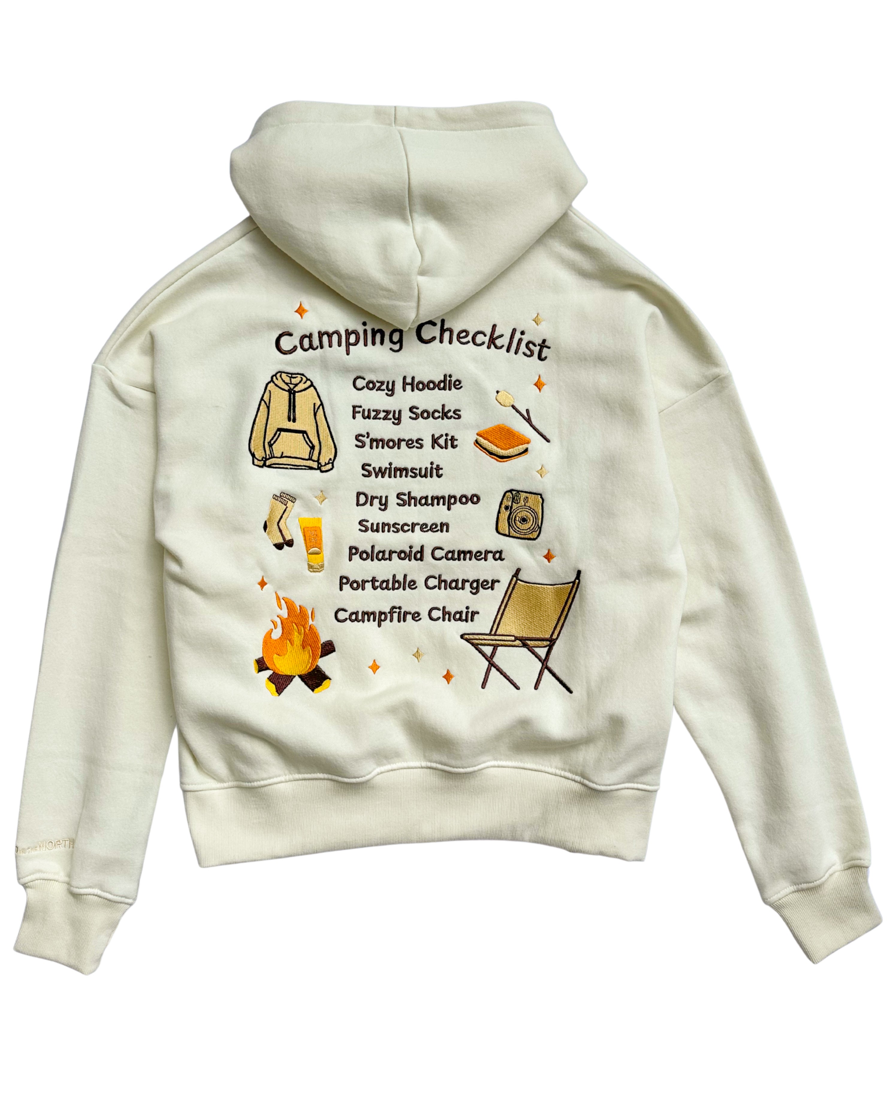 Camping Checklist Hoodie - Aaria Tees Aaria Tees