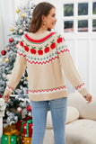 Angel Wings Graphic Round Neck Long Sleeve Sweater Aaria Tees