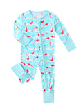 PoshTOT Ice Cream Bamboo Baby Convertible Zippy Romper - Aaria Tees Aaria Tees