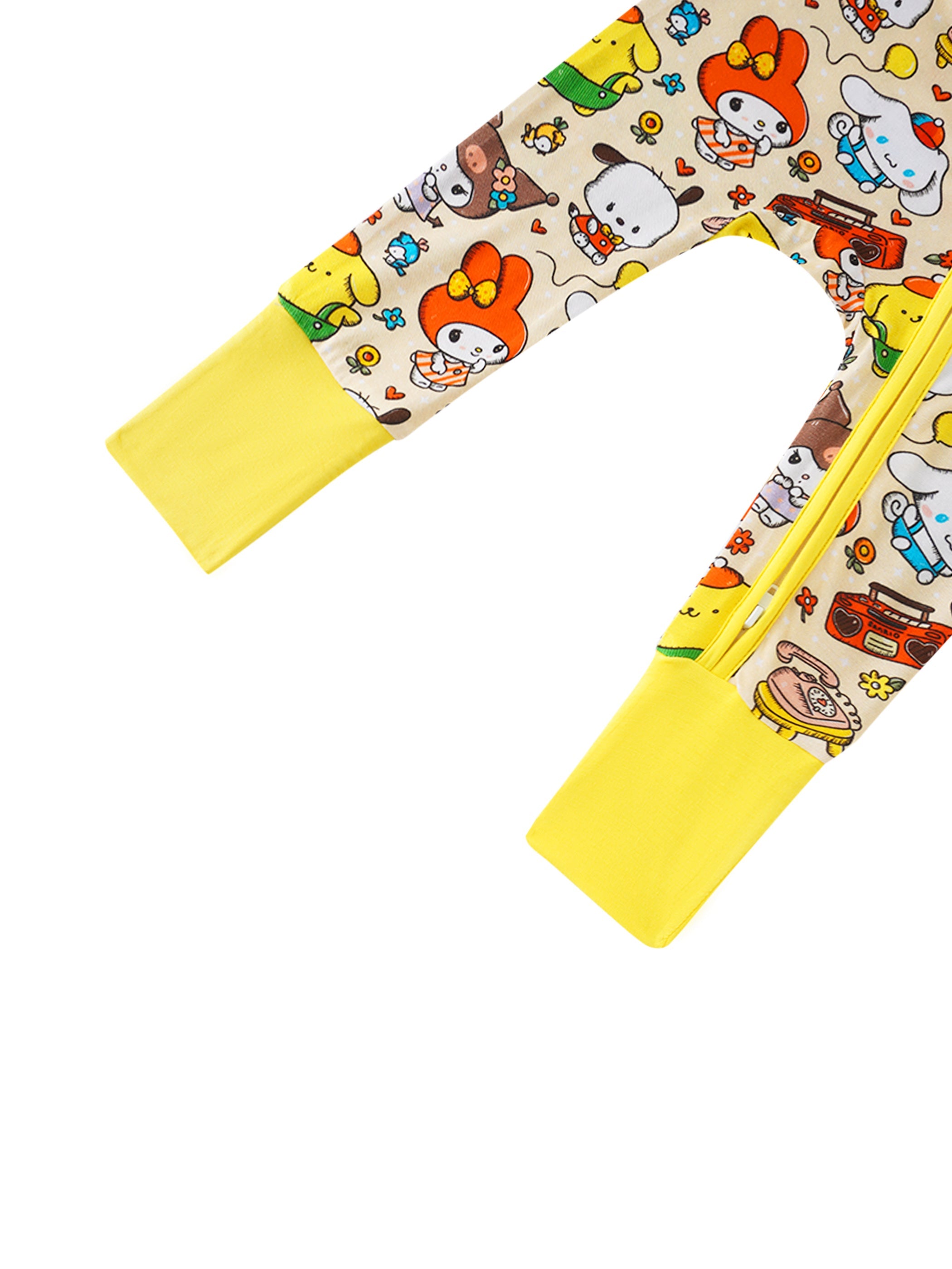 PoshTOT Sanrio Cinnamoroll Bamboo Baby Convertible Zippy Romper - Aaria Tees Aaria Tees