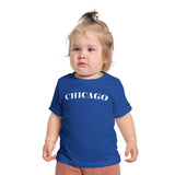 Mystery Noir Chicago Skyline Sunset Unisex Baby Short Sleeve T-Shirt - Aaria Tees Aaria Tees