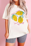 White Easy Peasy Lemon Squeezy Graphic Tee Aaria Tees