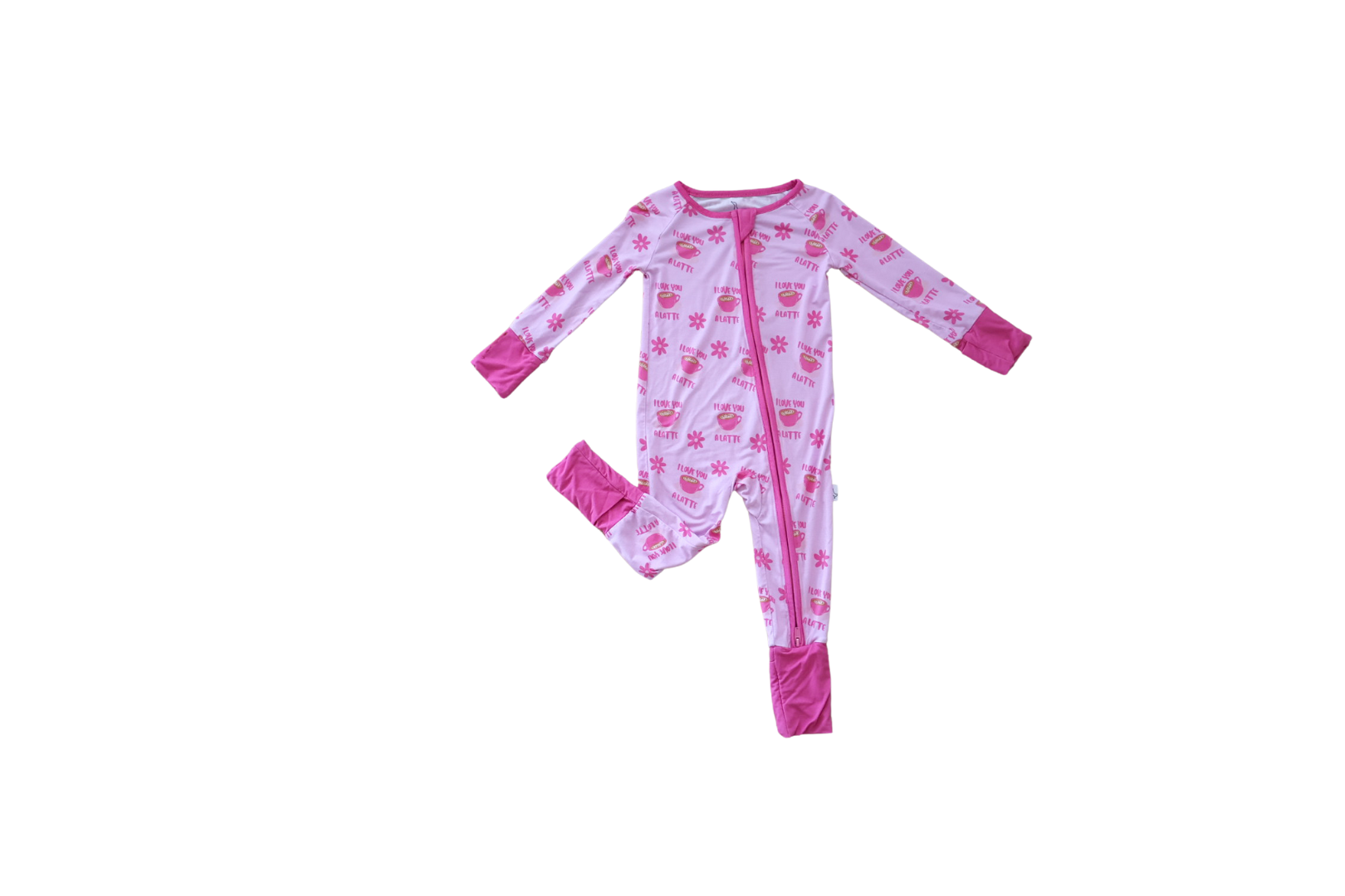 Love you a Latte Baby Romper - Aaria Tees Aaria Tees