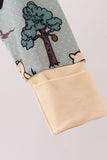 Green character bamboo 2pc gown - Aaria Tees Aaria Tees
