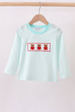Blue bear embroidery top - Aaria Tees Aaria Tees