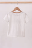 Brown alpaca embroidery top Aaria Tees