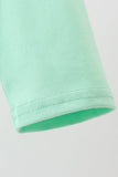 Green parade embroidery top Aaria Tees