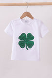 Pink clover glitter top - Aaria Tees Aaria Tees