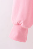 Pink clover glitter mom&me top Aaria Tees
