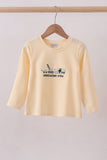 Beige construction embroidery top - Aaria Tees Aaria Tees