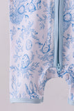 Blue bunny egg bamboo romper - Aaria Tees Aaria Tees