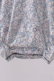 Floral bunny smocked bubble - Aaria Tees Aaria Tees