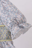 Floral bunny smocked dress - Aaria Tees Aaria Tees