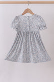 Floral bunny smocked dress - Aaria Tees Aaria Tees