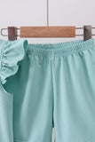 Green bunny applique shorts set - Aaria Tees Aaria Tees