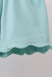 Green bunny applique shorts set - Aaria Tees Aaria Tees