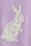 Purple bunny applique ruffle shorts set - Aaria Tees Aaria Tees