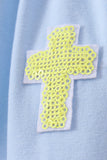 Blue cross sequin tiered dress - Aaria Tees Aaria Tees