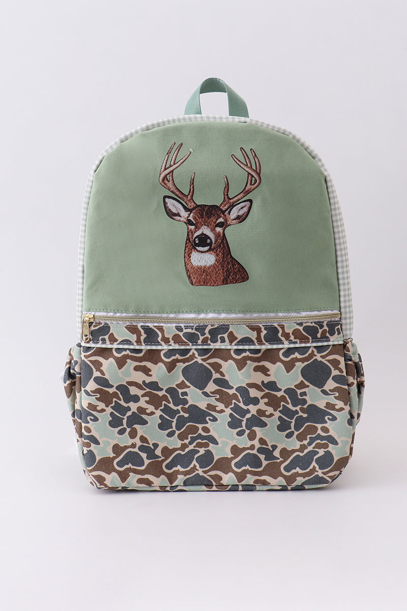 Camouflage deer print backpack - Aaria Tees Aaria Tees