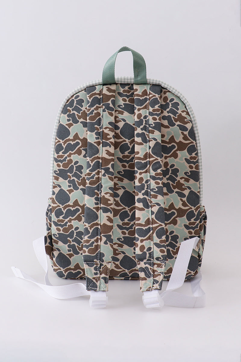 Camouflage bear print backpack - Aaria Tees Aaria Tees