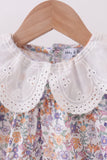 Red Floral Lace Bubble Aaria Tees