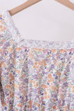 Purple floral lace women dress - Aaria Tees Aaria Tees