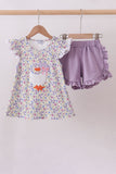 Goose Floral Appliqué Set Aaria Tees