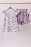 Goose Floral Appliqué Set Aaria Tees