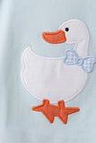 Goose Appliqué Shorts Set Aaria Tees