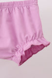Purple birthday embroidery bloomer set - Aaria Tees Aaria Tees