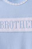 Blue brother embroidery gown - Aaria Tees Aaria Tees