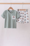 Farm Tractor Set Aaria Tees