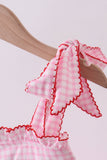 Pink watermelon embroidery ruffle dress - Aaria Tees Aaria Tees