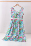 Green tropical garden dress - Aaria Tees Aaria Tees